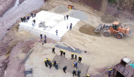 Obras en sector El Tarrita