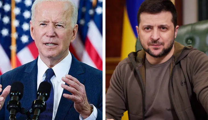 Biden y Zelenski