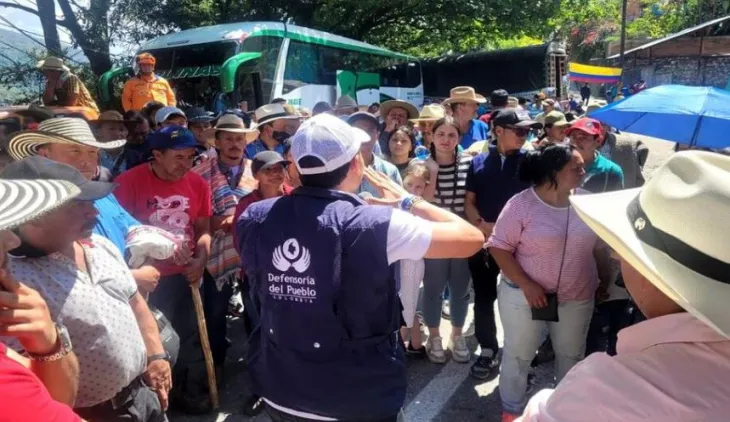 Bloqueos, marchas y paros