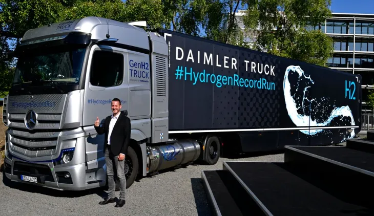 Camión a hidrógeno