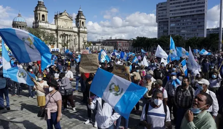Manifestación en Guatemala